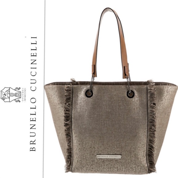 Brunello Cucinelli Handbags - Brunello Cucinelli canvas tote